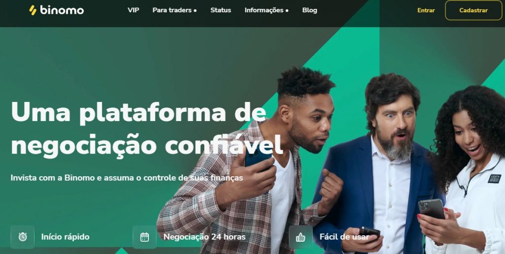 Binomo corretora de opções binárias